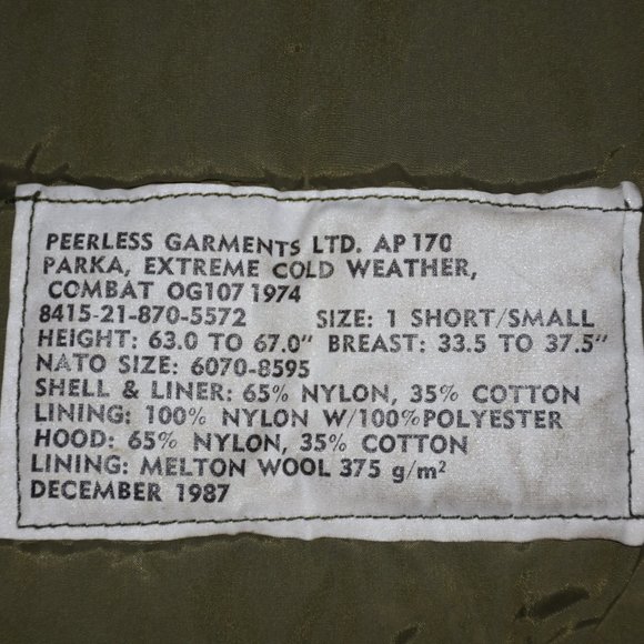 Canadian forces extreme cold winter parka - Picture 3 of 4